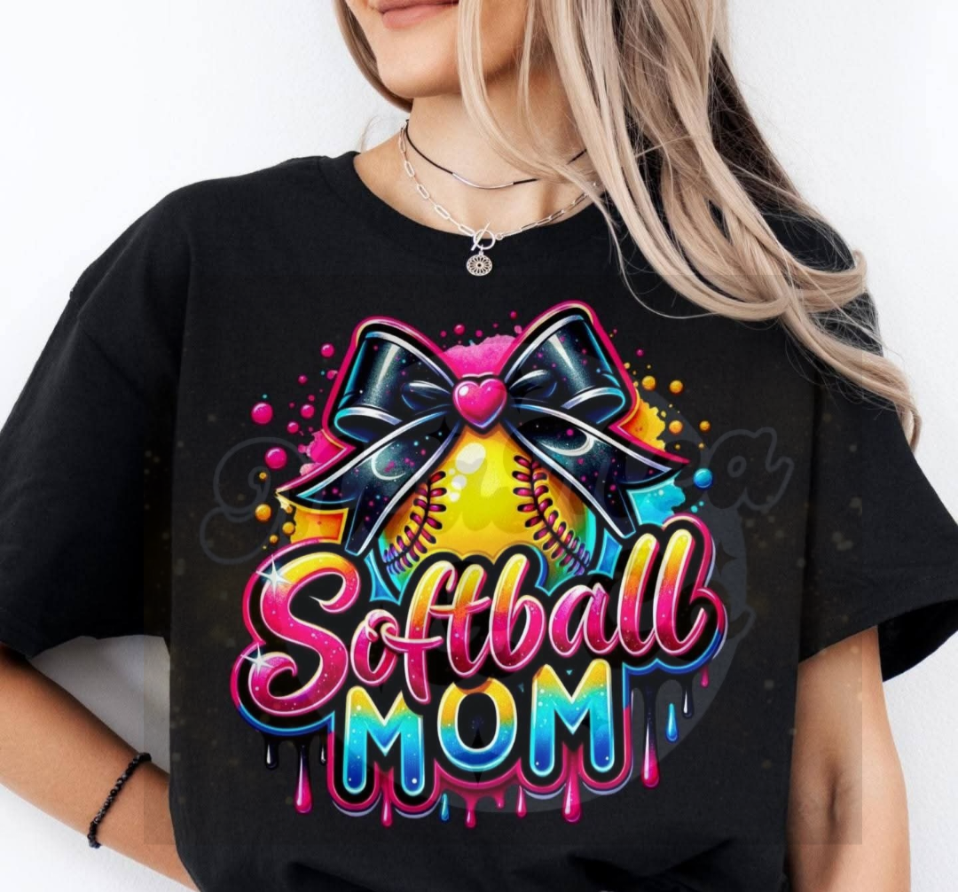 Drippy Softball Mom