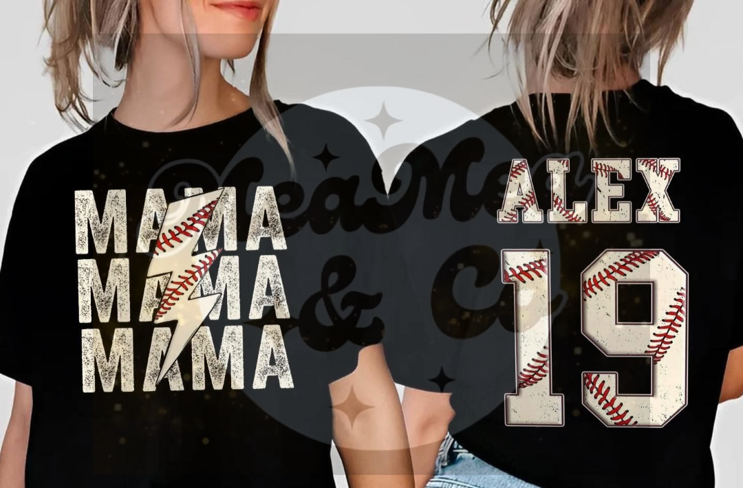 Customized Baseball Mama