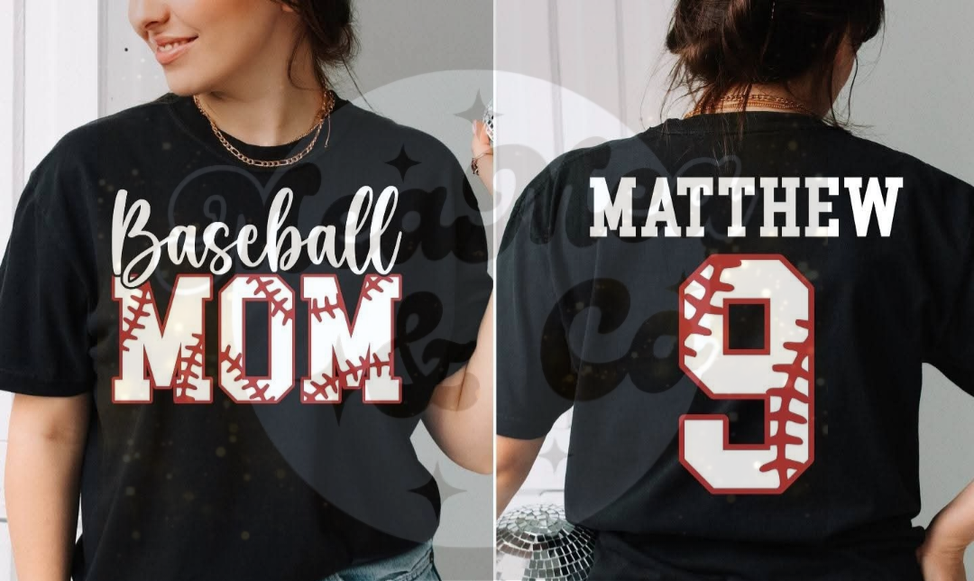 Customized Baseball Mom