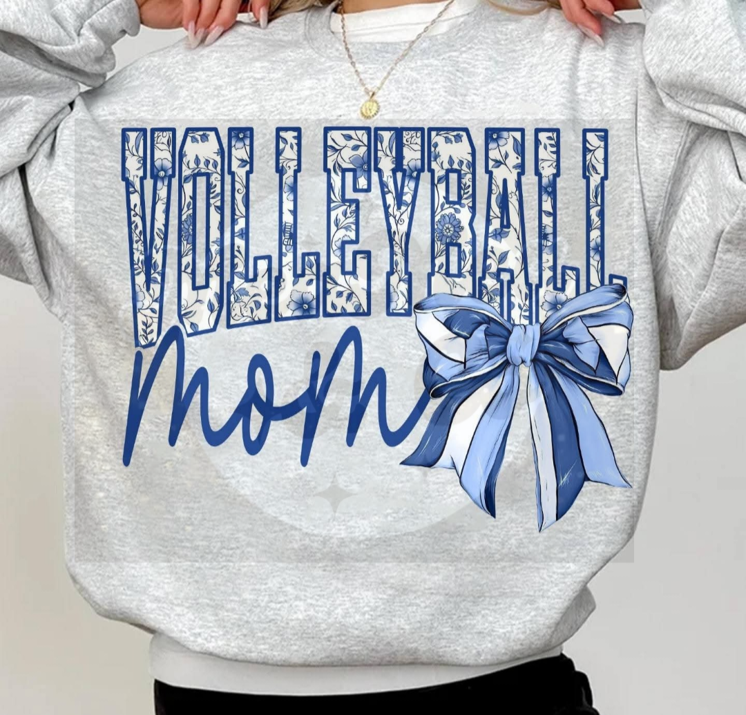Floral Volleyball Mom